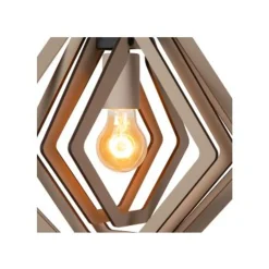 Lucide MAURO Hanglamp Kinder-Taupe-1xE27-40W-MDF