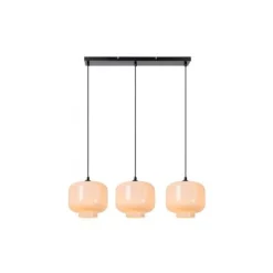 Lucide MEDINE Hanglamp-Opaal-3xE27-40W-Glas