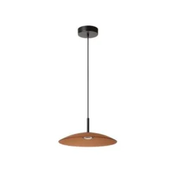 Lucide MENGA Hanglamp-Amber-Ø40-LED Dimb.-10W-2700K-Glas