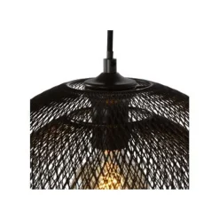 Lucide MESH - Hanglamp - 2xE27 - Zwart