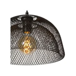 Lucide MESH - Hanglamp - 2xE27 - Zwart