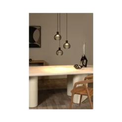 Lucide MIKAELA Hanglamp-Zwart-Ø32-3xE14-5W-Metaal