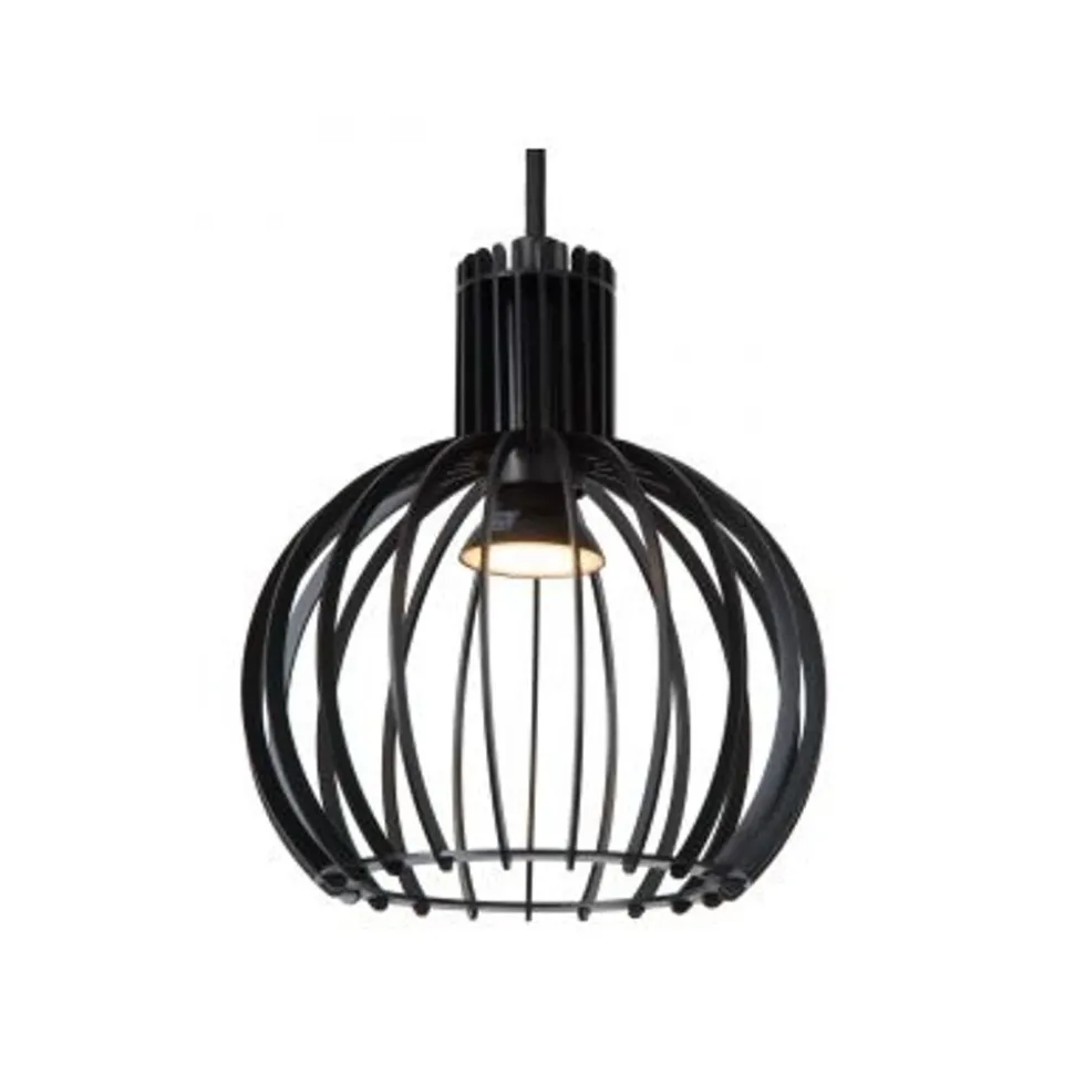 Lucide MIKAELA Hanglamp-Zwart-Ø35-6xE14-5W-Metaal
