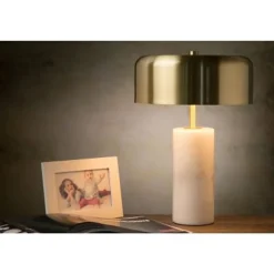 Lucide MIRASOL - Tafellamp - Ø 25 cm - 3xG9 - Wit Lucide