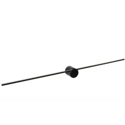 Lucide MIZAR - Wandlamp Badkamer - LED - 1x10W 2700K - IP44 - Zwart