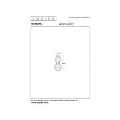 Lucide MOMORO Tafellamp-Wit-1xE14-25W-Porsel.