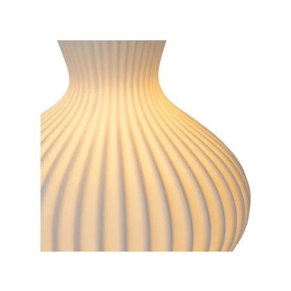 Lucide MOMORO Tafellamp-Wit-1xE14-25W-Porsel.