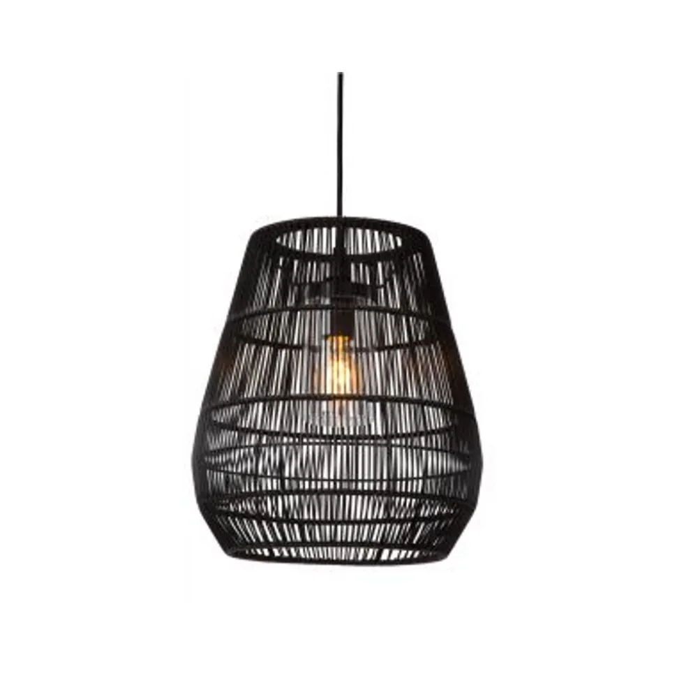 Lucide NERIDA Hanglamp Buiten-Zwart-Ø35-1xE27-40W-IP44