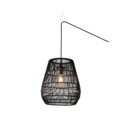Lucide NERIDA Hanglamp Buiten-Zwart-Ø35-1xE27-40W-IP44