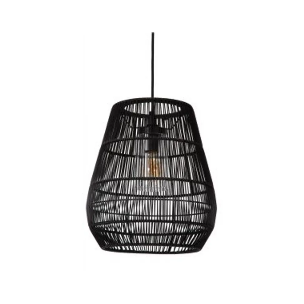 Lucide NERIDA Hanglamp Buiten-Zwart-Ø35-1xE27-40W-IP44
