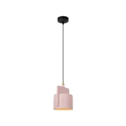 Lucide NINJA Hanglamp-Roze-1xE27-40W-Beton