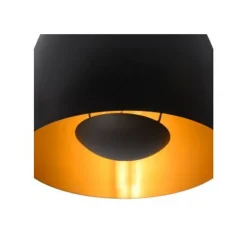 Lucide NOLAN - Hanglamp - Ø 24 cm - 1xE27 - Zwart