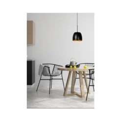 Lucide NOLAN - Hanglamp - Ø 24 cm - 1xE27 - Zwart