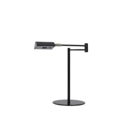 Lucide NUVOLA - Bureaulamp - Ø 20 cm - LED Dimb. - 1x9W 3000K - Zwart Lucide