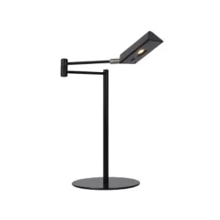 Lucide NUVOLA - Bureaulamp - Ø 20 cm - LED Dimb. - 1x9W 3000K - Zwart Lucide