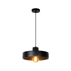 Lucide OPHELIA - Hanglamp - Ø 35 cm - 1xE27 - Zwart