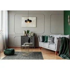 Lucide OPHELIA - Hanglamp - Ø 35 cm - 1xE27 - Zwart