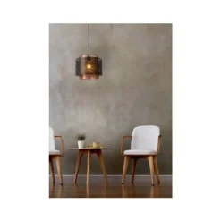 Lucide ORRIN - Hanglamp - Ø 34 cm - 1xE27 - Zwart