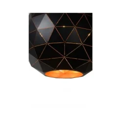 Lucide OTONA - Hanglamp - Ø 40 cm - 1xE27 - Zwart