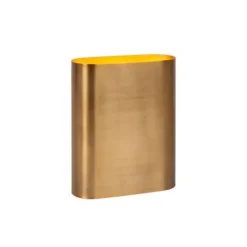 Lucide OVALIS Wandlamp-Mat Go.-2xE14-9W-Metaal