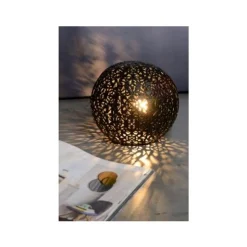 Lucide PAOLO - Tafellamp - Ø 14,5 cm - 1xG9 - Zwart