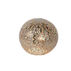 Lucide PAOLO - Tafellamp - Ø 14,5 cm - 1xG9 - Zilver