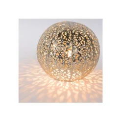 Lucide PAOLO - Tafellamp - Ø 14,5 cm - 1xG9 - Zilver