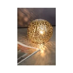 Lucide PAOLO - Tafellamp - Ø 14,5 cm - 1xG9 - Zilver