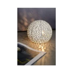 Lucide PAOLO - Tafellamp - Ø 14,5 cm - 1xG9 - Wit