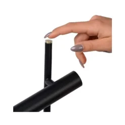 Lucide PHILON - Tafellamp - Ø 13 cm - LED Dimb. - 1x4,5W 3000K - Zwart