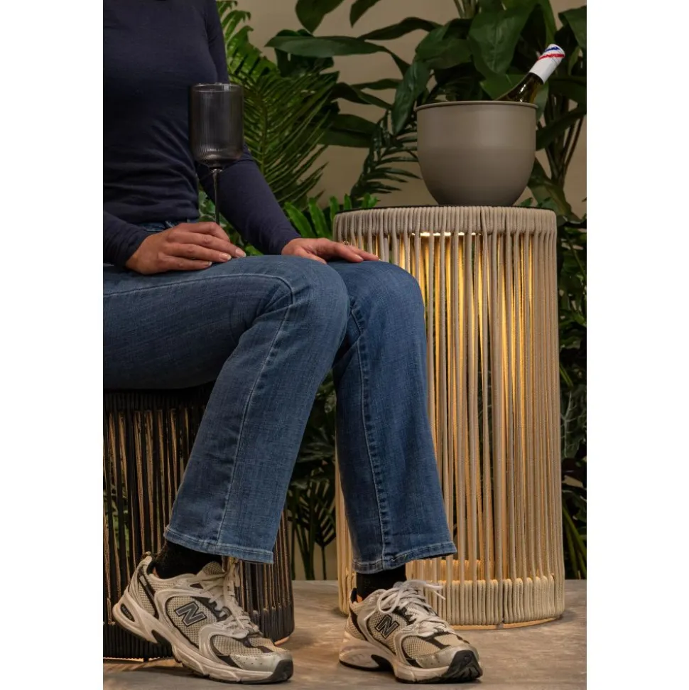 Lucide PINGI Tafellamp Buiten-Zwart-LED Dimb.-3W