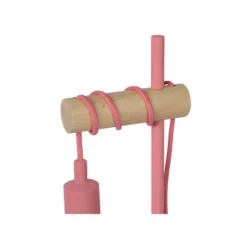 Lucide POLA - Tafellamp Kinderkamer - Ø 15 cm - 1xE27 - Roze