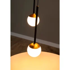 Lucide Premium CALINA - Hanglamp - Ø 42 cm - LED Dimb. - 5x8,2W 2700K - Zwart