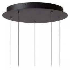 Lucide Premium CALINA - Hanglamp - Ø 42 cm - LED Dimb. - 5x8,2W 2700K - Zwart