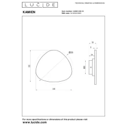 Lucide Premium KAMIEN - Wandlamp - LED - 1x6W 2700K - Wit