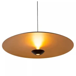 Lucide Premium KENNETH - Hanglamp - Ø 80 cm - LED Dimb. - 1x22W 2700K - Zwart