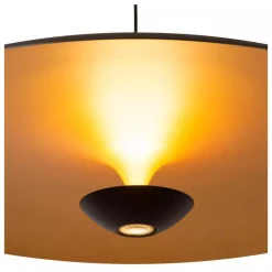Lucide Premium KENNETH - Hanglamp - Ø 80 cm - LED Dimb. - 1x22W 2700K - Zwart