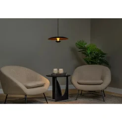 Lucide Premium KENNETH - Hanglamp - Ø 40 cm - LED Dimb. - 1x12W 2700K - Zwart