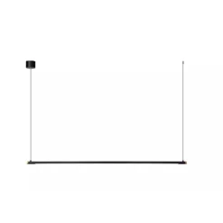 Lucide Premium MARNIK - Hanglamp - Ø 2,5 cm - LED Dimb. - CCT - 1x22W 2700K/4000K - Handbewegingssensor - Zwart