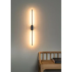 Lucide Premium MARNIK - Wandlamp - LED Dimb. - CCT - 1x13W 2700K/4000K - Zwart