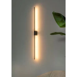 Lucide Premium MARNIK - Wandlamp - LED Dimb. - CCT - 1x18W 2700K/4000K - Zwart