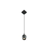 Lucide PRESTON Hanglamp Badk.-Zwart-Ø10-1xGU10-50W-IP44