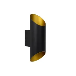 Lucide QUIRIJN - Wandlamp - Ø 10 cm - 1xG9 - Zwart