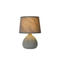 Lucide RAMZI - Tafellamp - Ø 18 cm - 1xE14 - Grijs