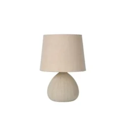 Lucide RAMZI - Tafellamp - Ø 18 cm - 1xE14 - Beige