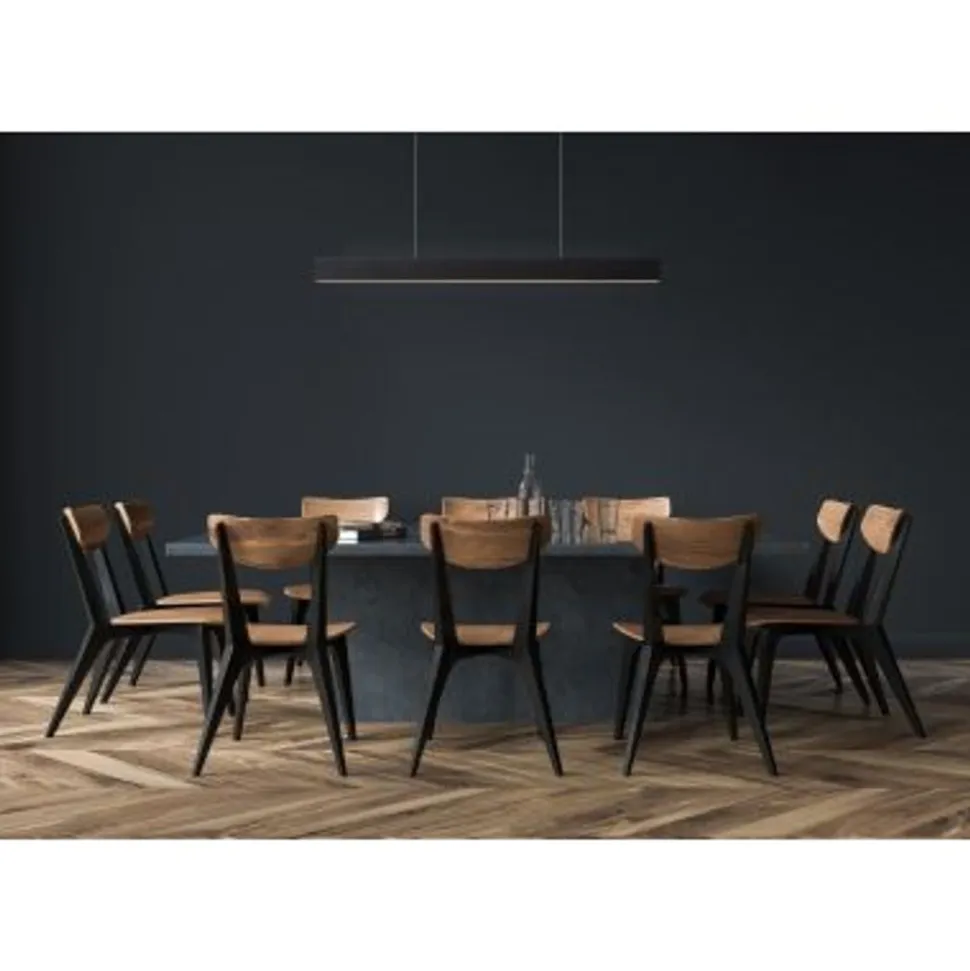 Lucide RAYA LED Hanglamp-Zwart-LED Dimb.-36W-2700K-Metaal