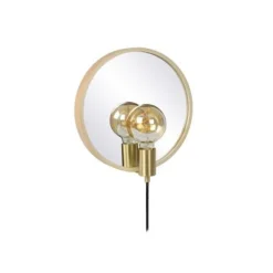 Lucide REFLEX - Spiegellamp - 1xE27 - Licht hout