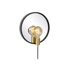 Lucide REFLEX - Spiegellamp - 1xE27 - Zwart