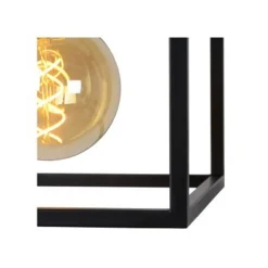 Lucide RUBEN Hanglamp 1x E27 40W Zwart / mat goud