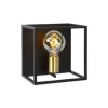 Lucide RUBEN Wandlicht 1x E27 40W Zwart / mat goud